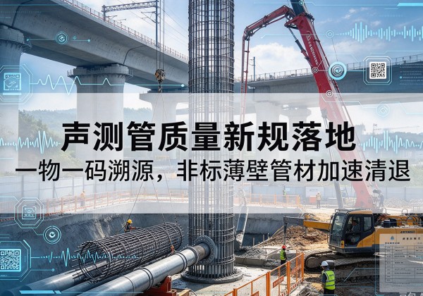 青海声测管质量新规落地，一物一码溯源，非标薄壁管材加速清退